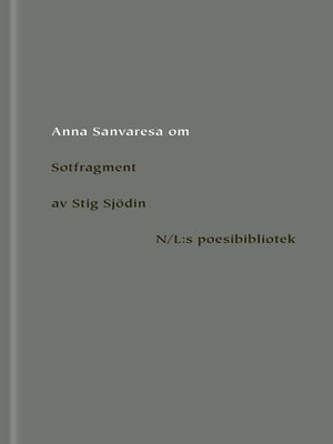 cover image of Om Sotfragment av Stig Sjödin